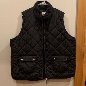 Workshop Republic Clothing Black Quilted Vest